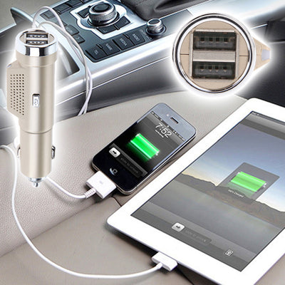Car Air Purifier With Dual USB Cord
