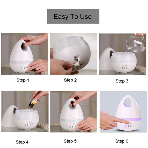 Egg Style Aromatherapy Air Humidifier