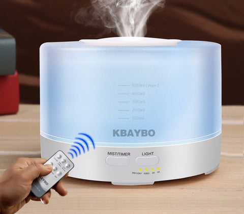 Ultrasonic & Aromatic Humidifier With Remote Control