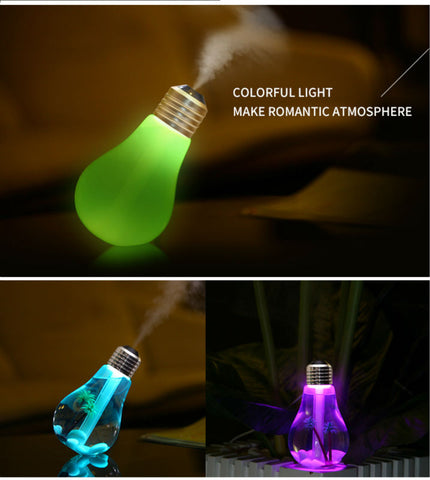 Colorful Mini USB Bulb Humidifier